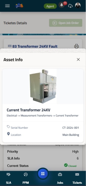 Mobile Portal Screen