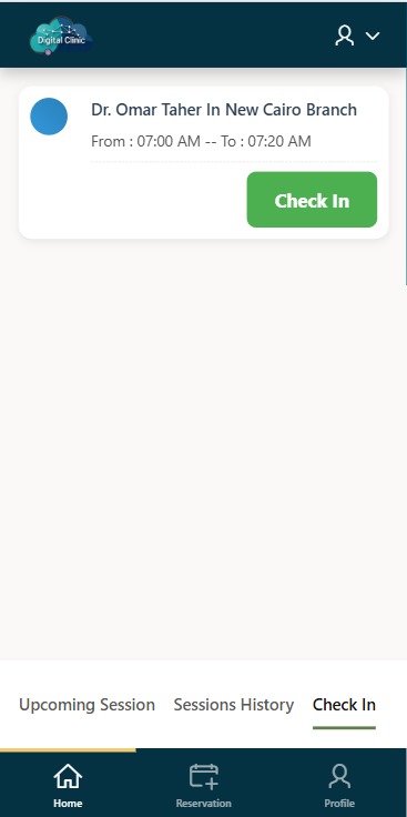Client Portal Screen