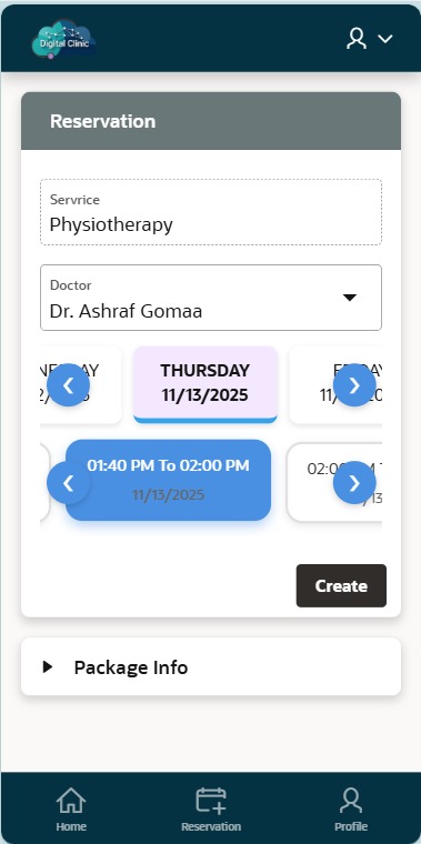 Client Portal Screen