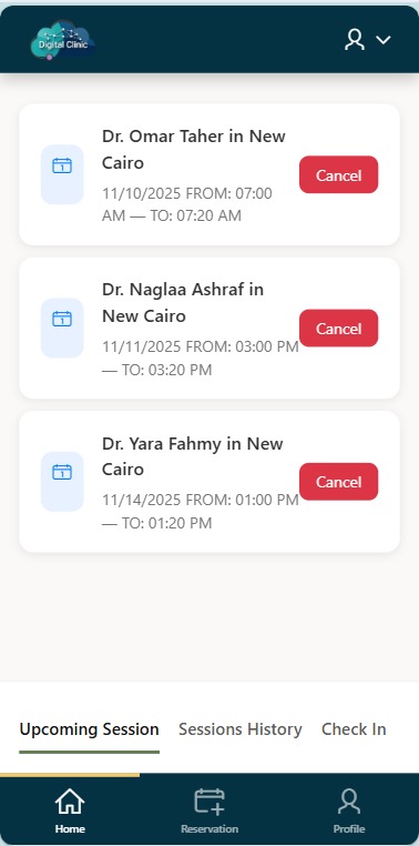 Client Portal Screen